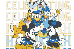 Mickey-and-Friends-Celebrating-Hanukkah-Shirt-Disneyland-Jewish-Holiday-Comfort-Colors-Tshirt