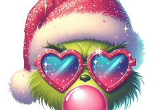 Grinch-Blowing-Bubble